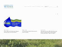 Tablet Screenshot of cleanwateriowa.org
